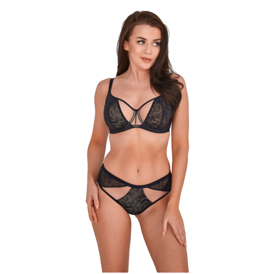 Σουτιέν με δαντέλα για μεγάλο στήθος / DELIA-1208