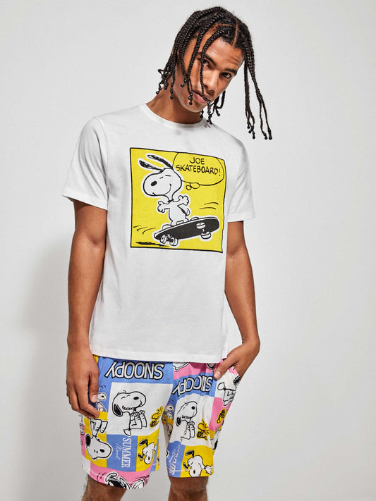 Ανδρική καλοκαιρινή πιτζάμα SNOOPY / GS2/20165S