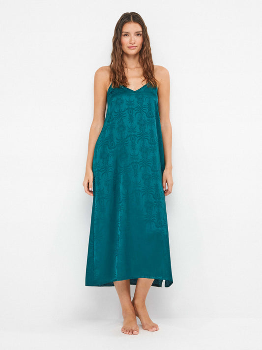 Satin maxi νυχτικό / GS2/20397