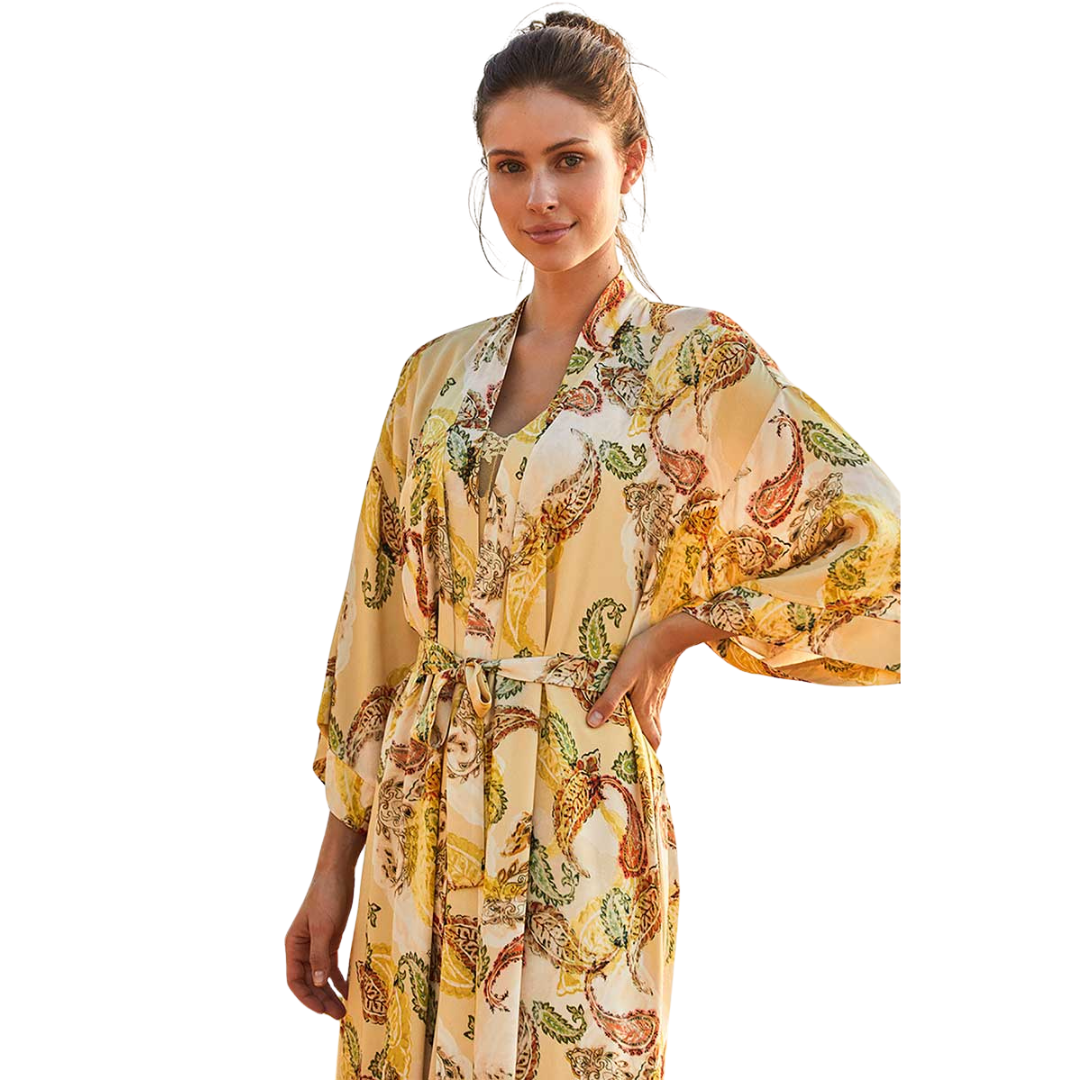 Σετ maxi νυχτικό με ρόμπα / PM9612