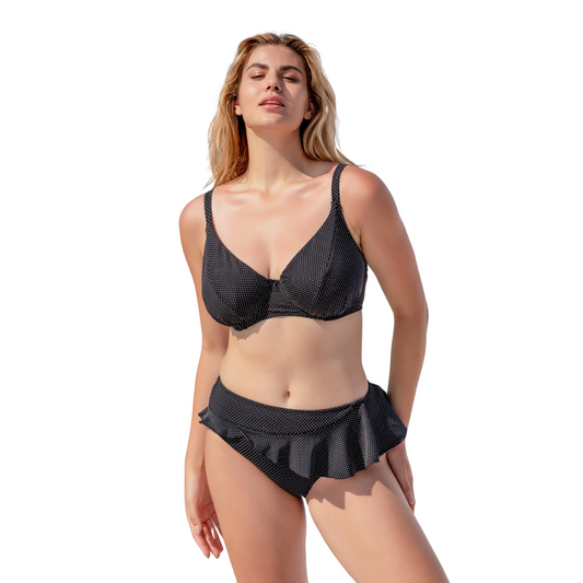 Bikini slip μαγιό COZY&KINI με βολάν / CK310624