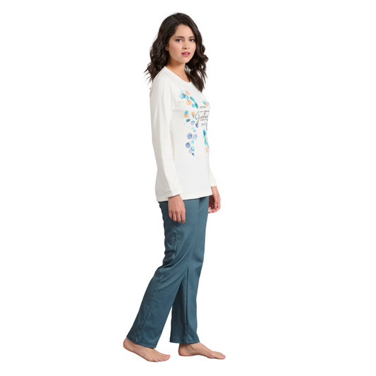 Βαμβακερή χειμωνιάτικη πιτζάμα / J7922