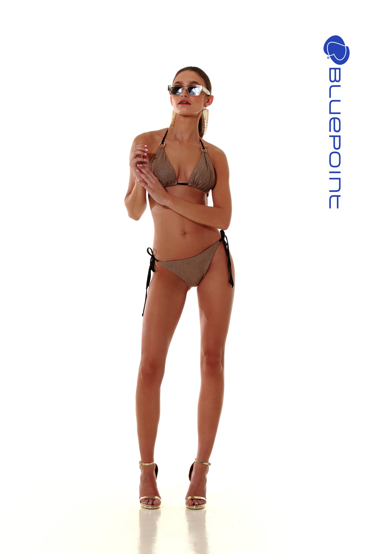 Τρίγωνο μαγιό BLUEPOINT με lurex / AFRICAN OVATION GOLD-24066020