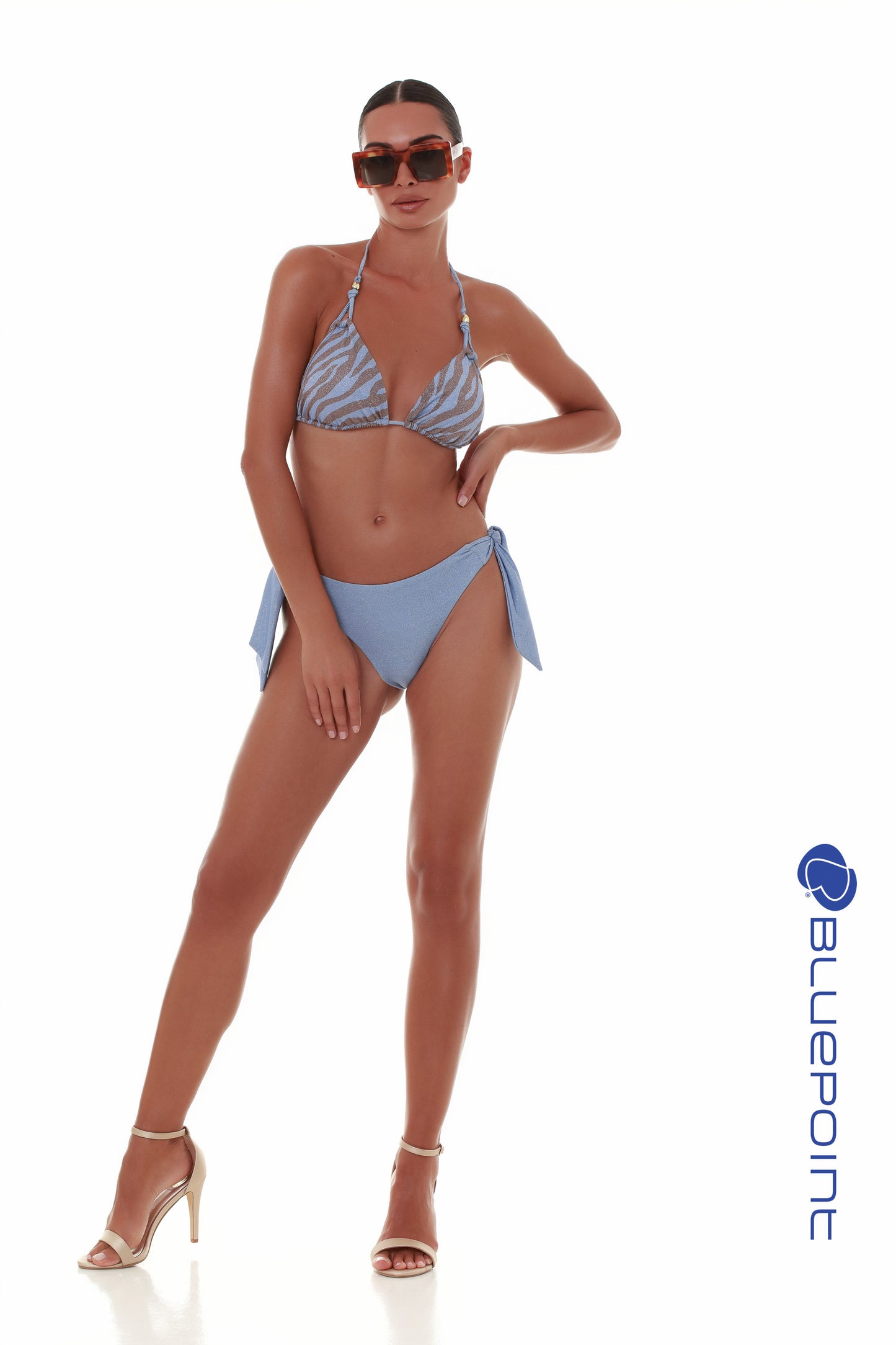 Hot brazilian μπικίνι μαγιό BLUEPOINT με lurex / CANDY GIRL - 25065010