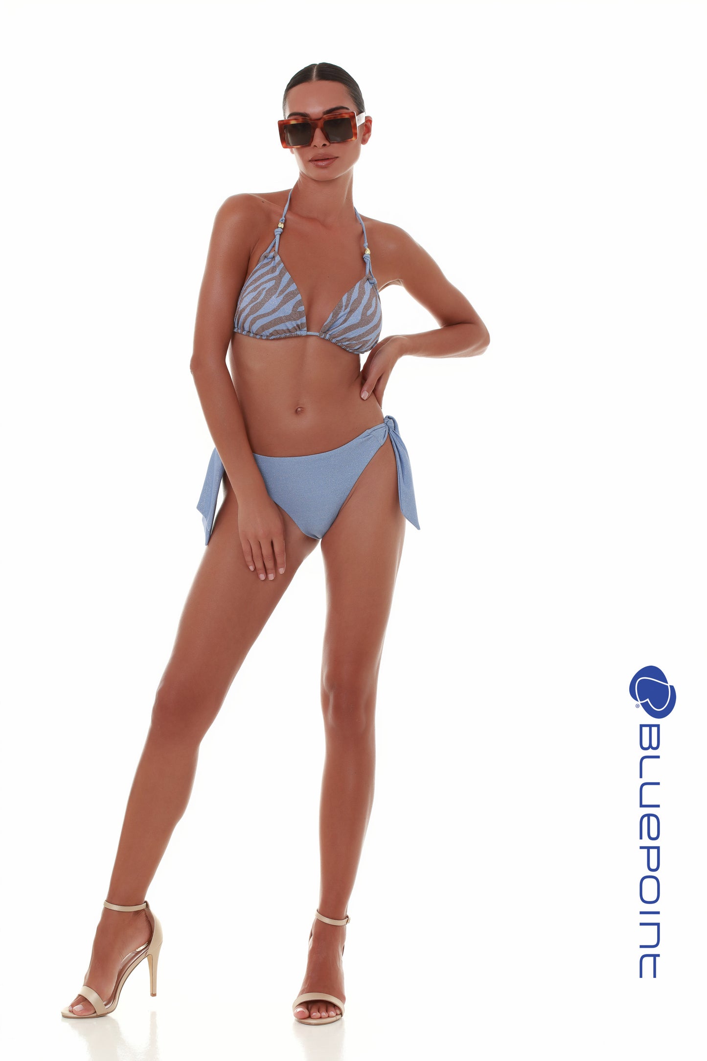 Τριγωνικό μαγιό μπικίνι τοπ BLUEPOINT με lurex / CANDY RUSH - 25066000