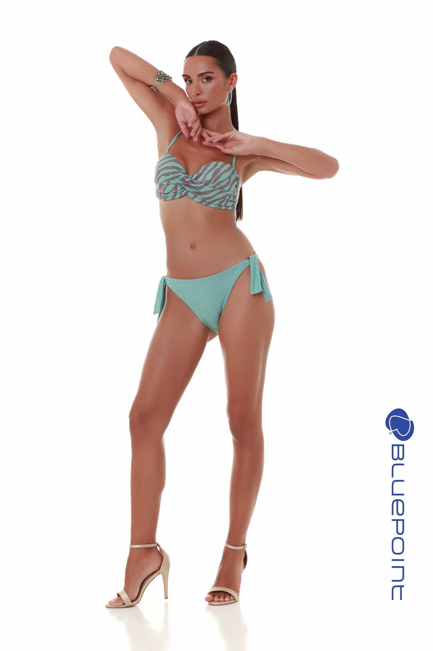 Μπικίνι slip μαγιό BLUEPOINT με lurex / CANDY GIRL - 25065009