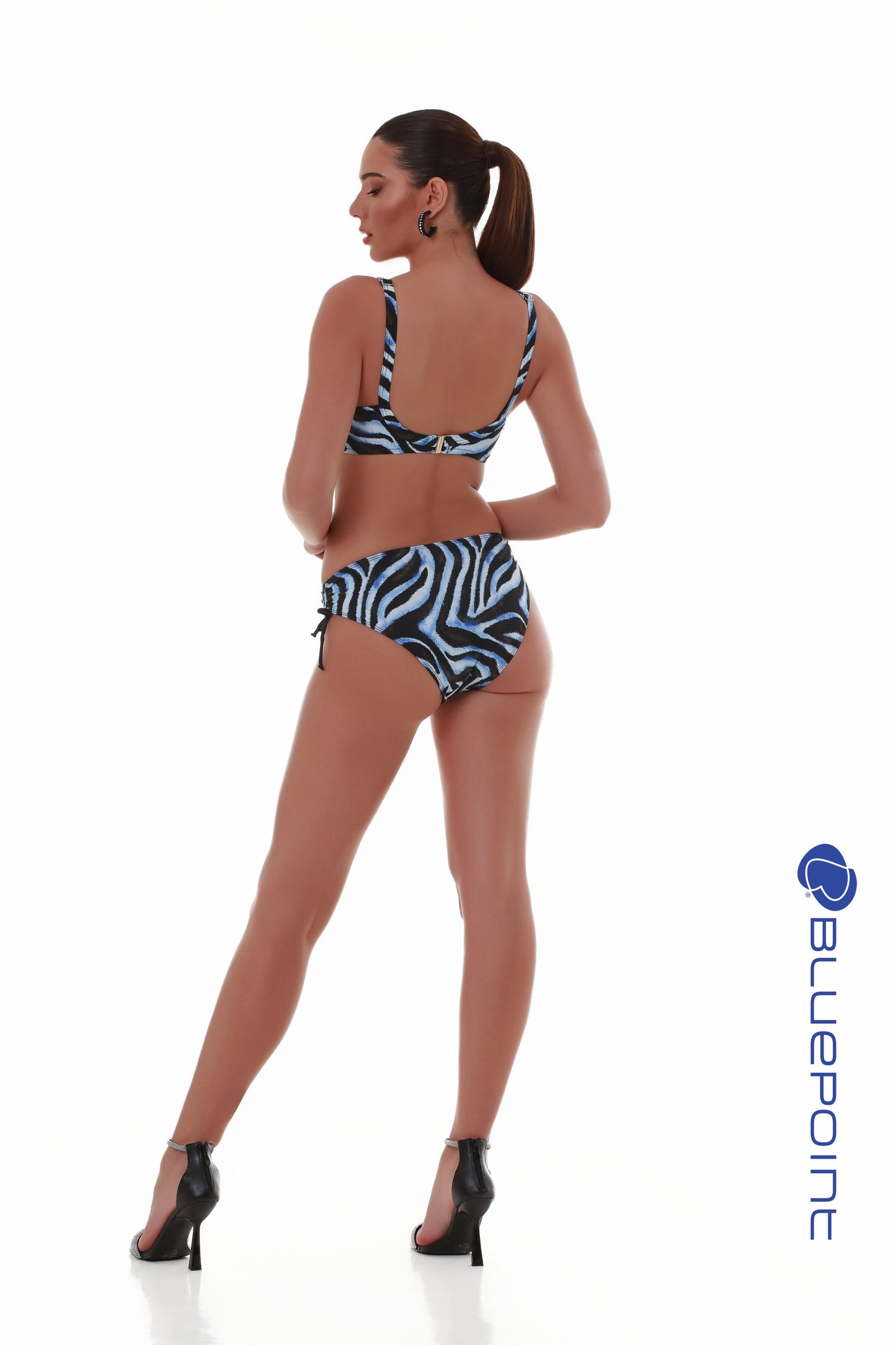 Σουτιέν μπικίνι τοπ μαγιό BLUEPOINT με μπανέλα cup E / SAFARI CHIC - 25066045E