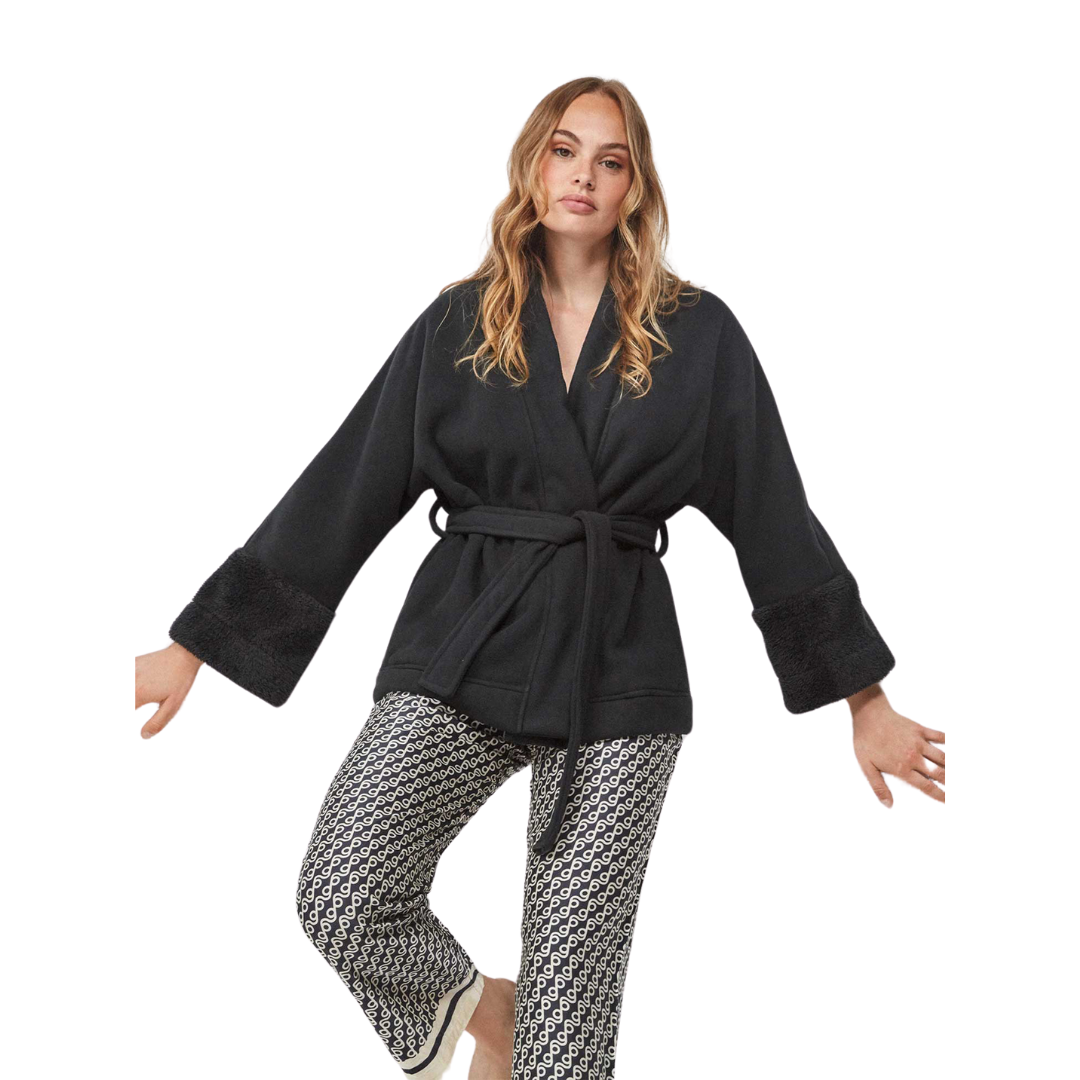 Fleece ρόμπα δετή / GS2/20184