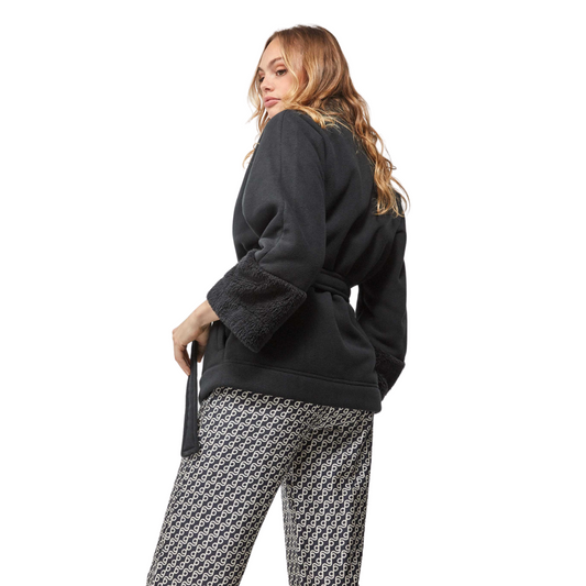 Fleece ρόμπα δετή / GS2/20184