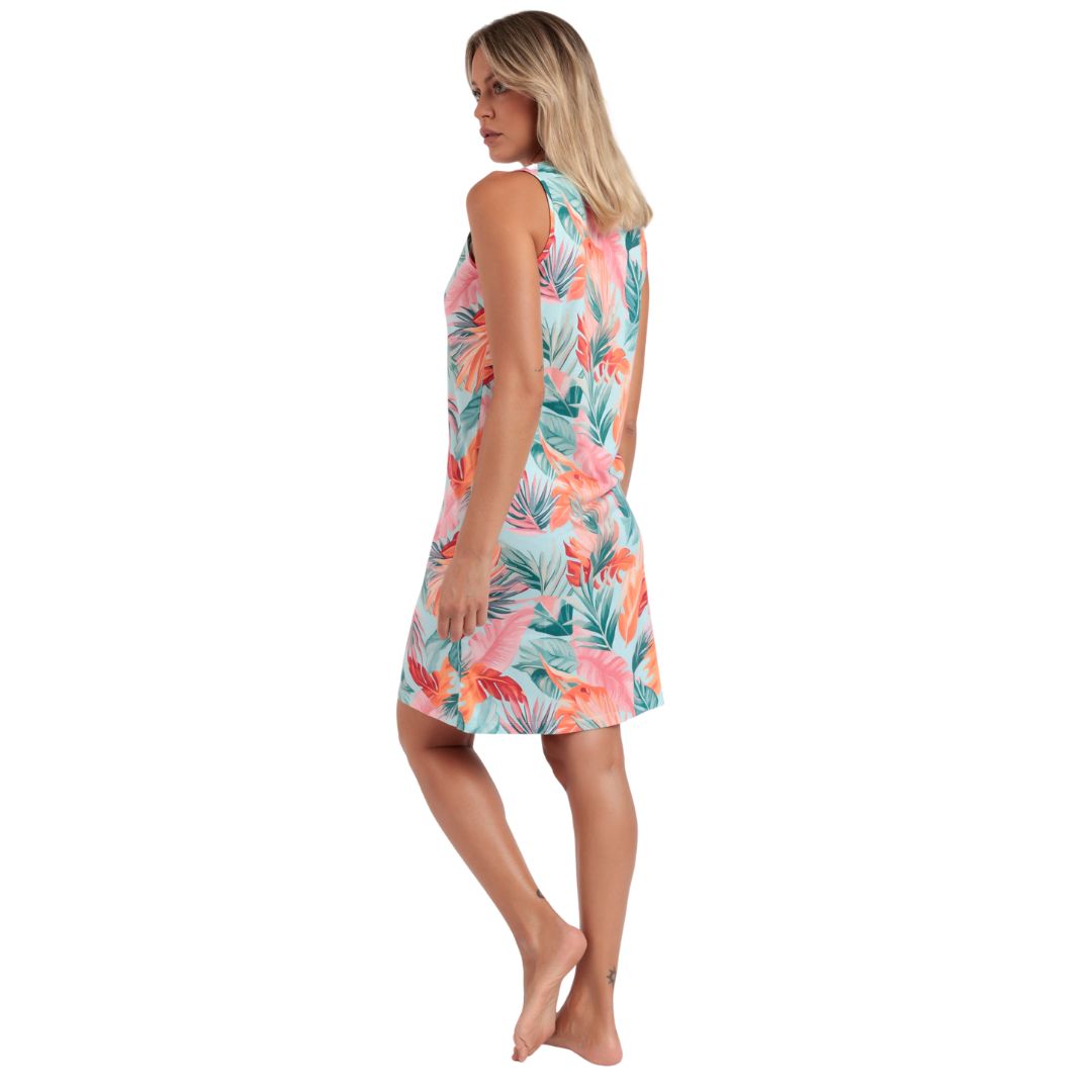 Νυχτικό τύπου φόρεμα floral / AD61352