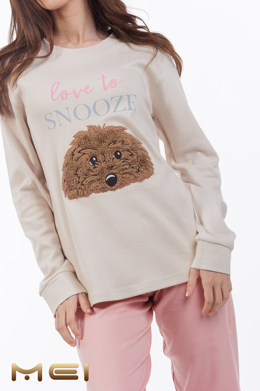 Βαμβακερή πιτζάμα με σχέδιο / M802525