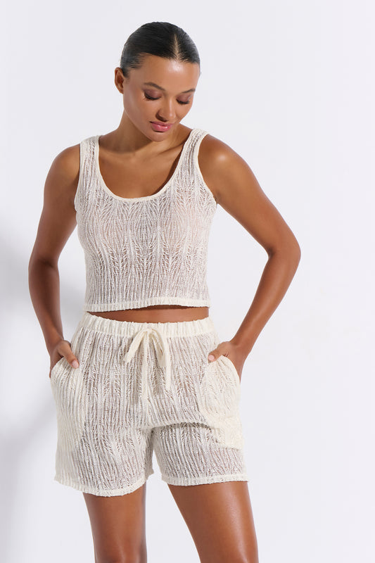 Crop top μπλούζα δίχτυ / J8271
