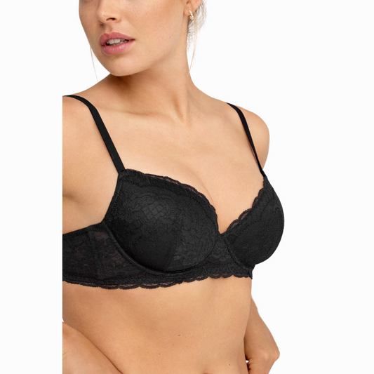 Σουτιέν με ενίσχυση push up+1 και δαντέλα / KARINA-W1871