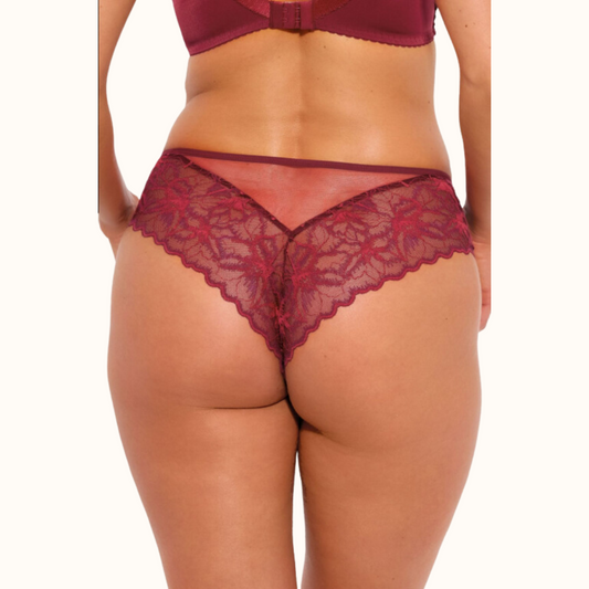 Ψηλόμεσο brazilian με δαντέλα / EVY-1275BR