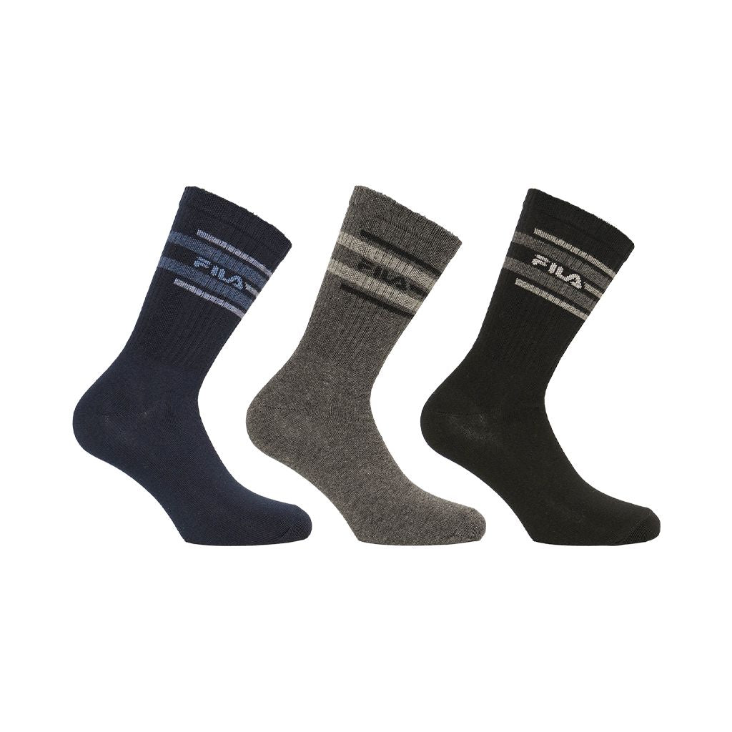 3-pack βαμβακερές κάλτσες FILA / F5404