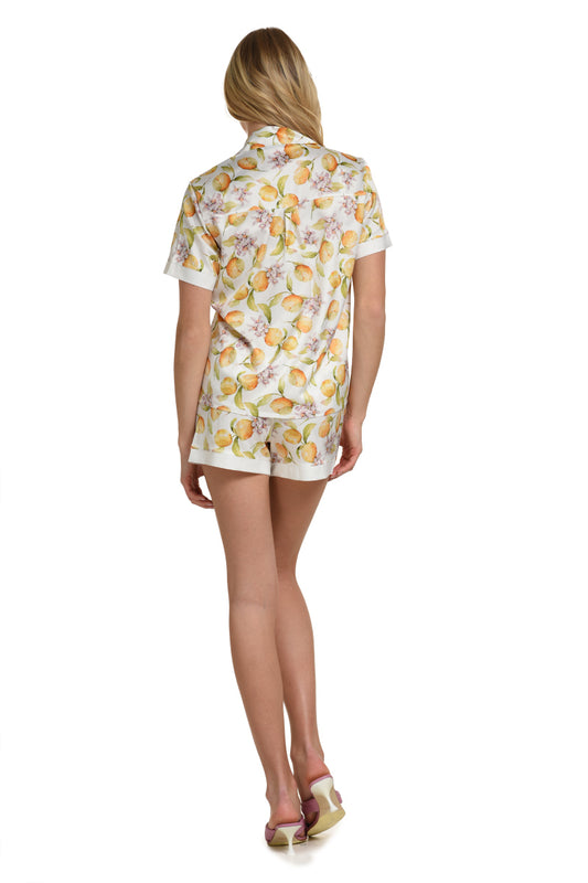 Σατέν baby doll με κοντό μανίκι / MR6162