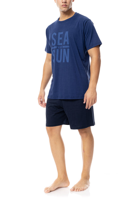 Ανδρική βαμβακερή πιτζάμα ULISSE / SN-M109