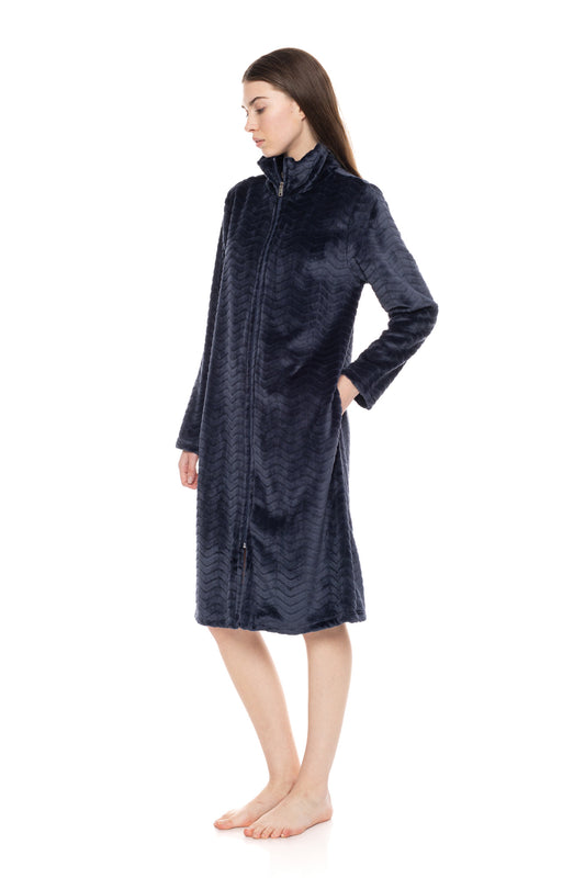 Fleece μακριά ρόμπα / W1676