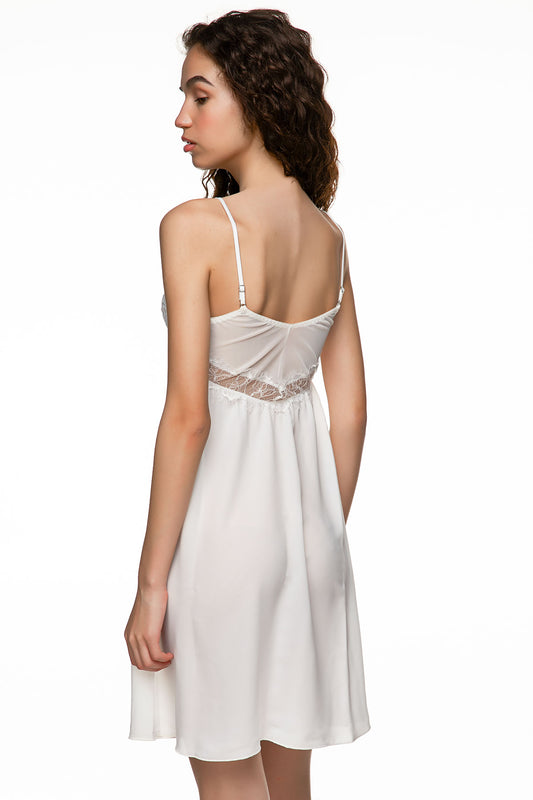 Νυφικό νυχτικό μουσελίνα / MR5371