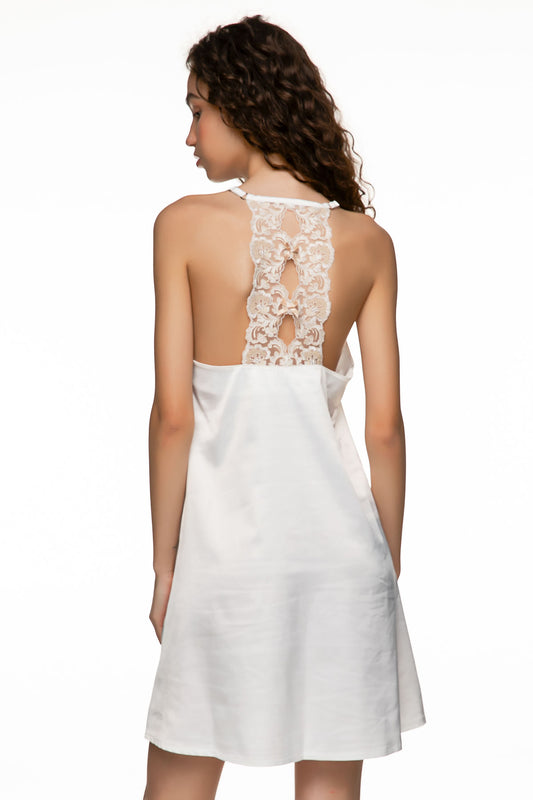 Satin νυφικό νυχτικό / MR5360