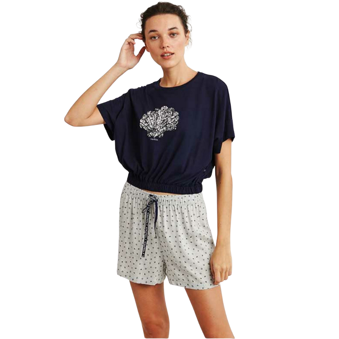 ΠΙΤΖΑΜΑ ΜΕ CROP TOP / W106