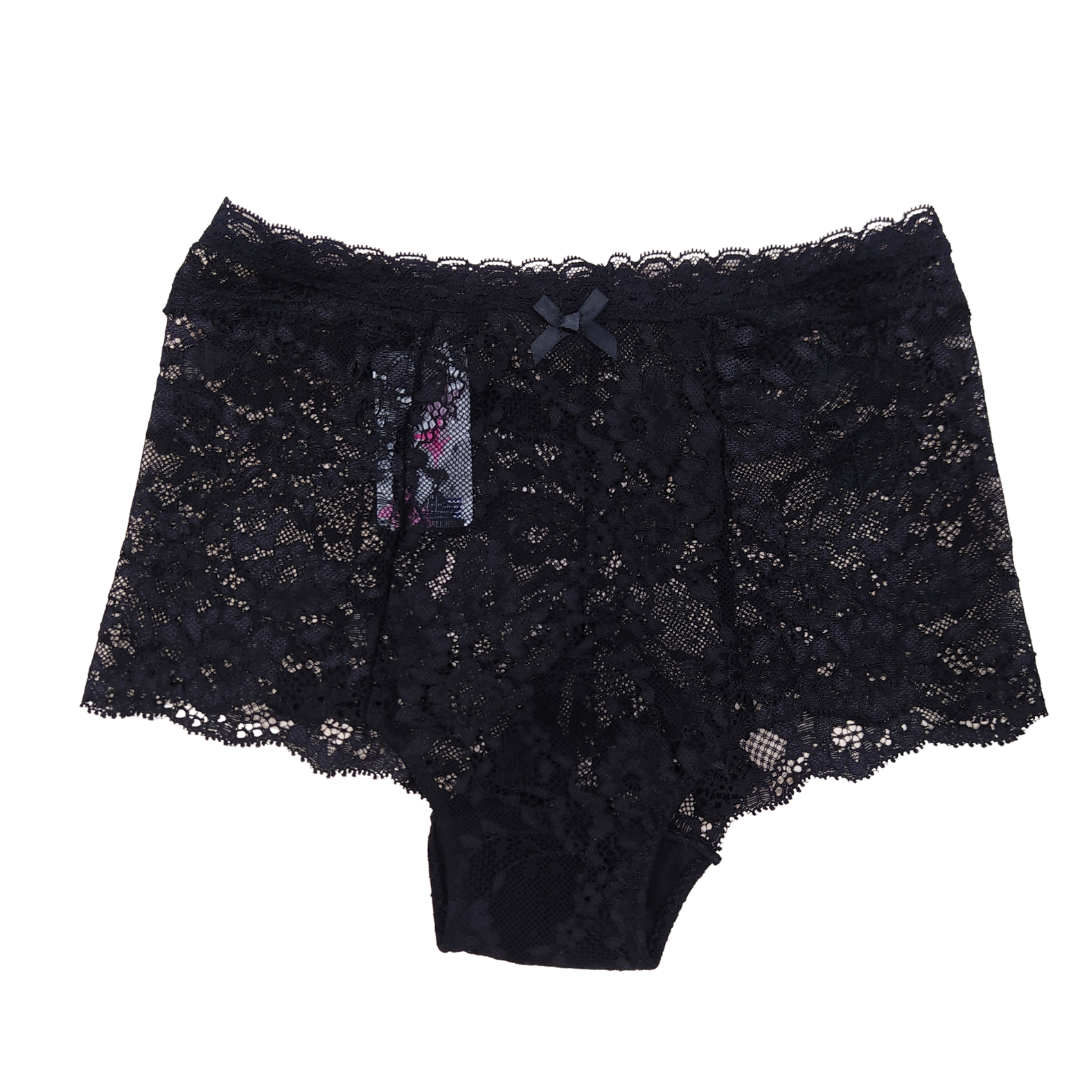 ΨΗΛΟΜΕΣΟ BIKINI-SLIP ΜΕ ΔΑΝΤΕΛΑ / 945