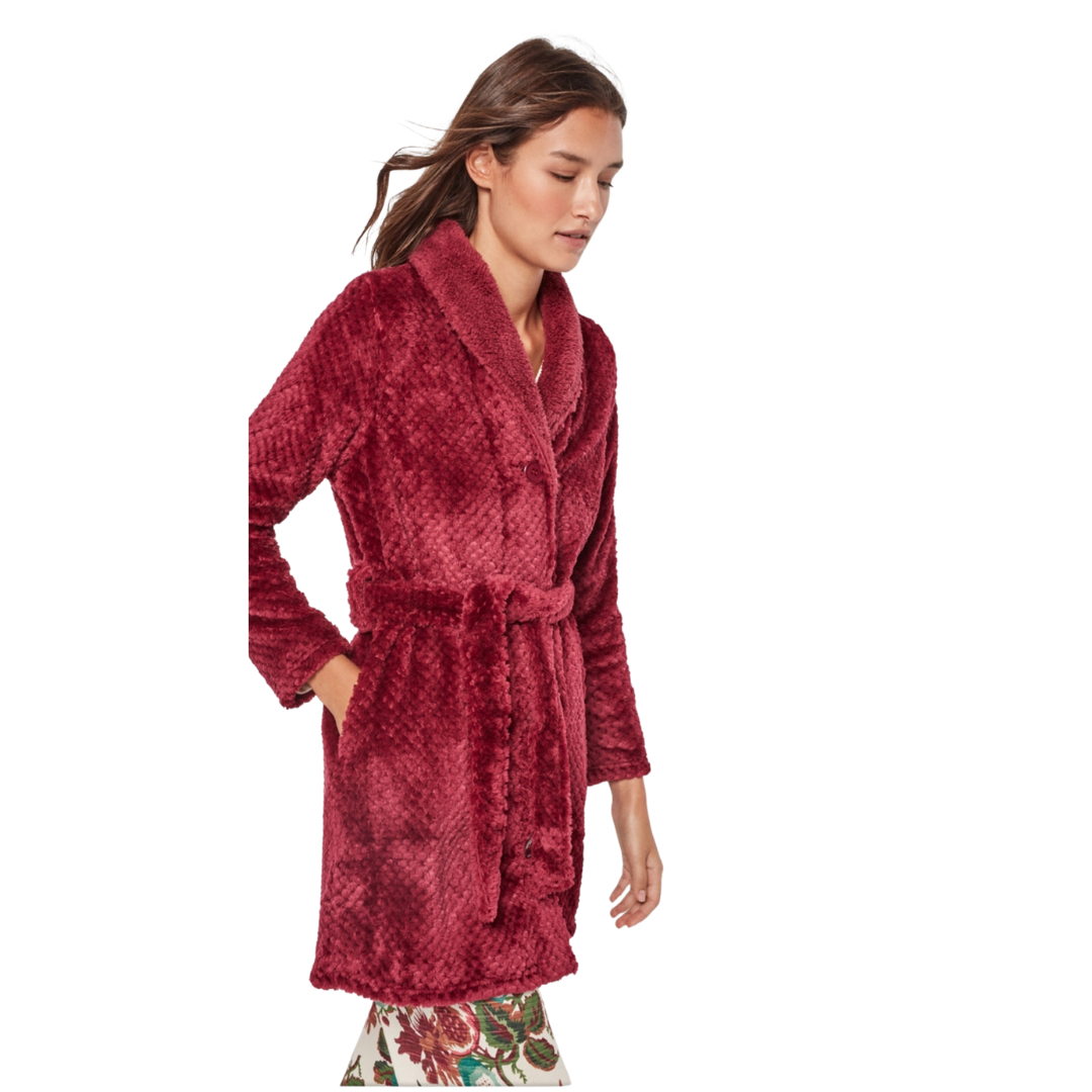 Fleece ρόμπα με κουμπιά / GS3/1949