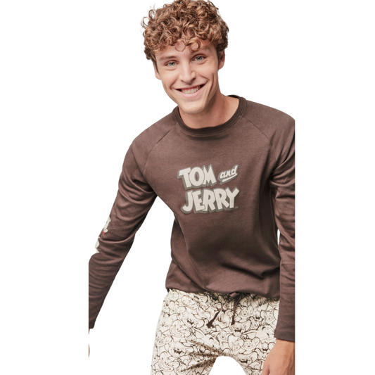 Ανδρική πιτζάμα με σχέδιο TOM & JERRY / GS2/1989