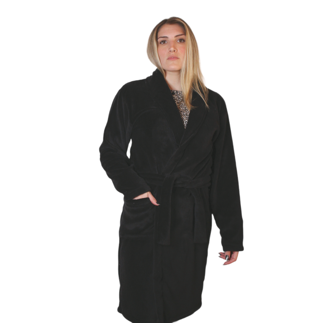 Fleece δετή ρόμπα / NV2140