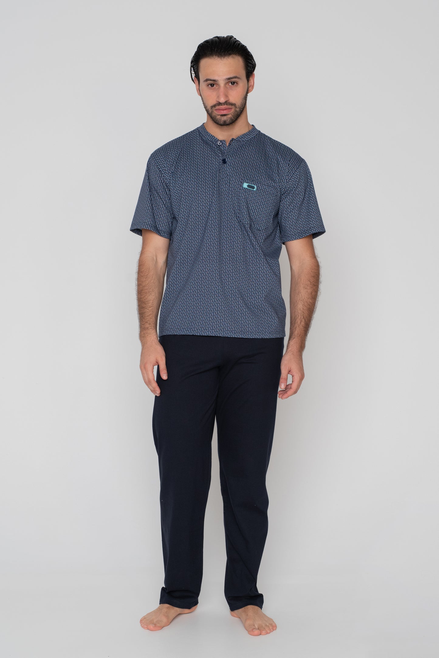 ΑΝΔΡΙΚΗ ΠΙΤΖΑΜΑ ΜΕ ΔΥΟ ΠΑΝΤΕΛΟΝΙΑ / A5105