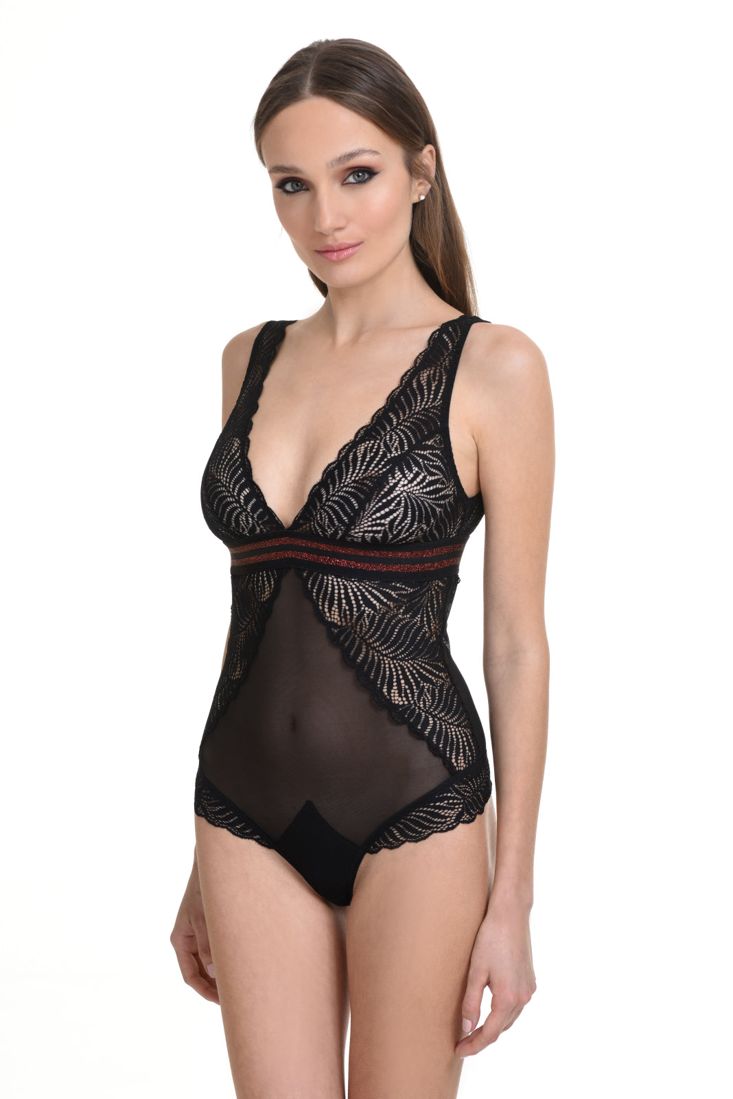Bralette κορμάκι με δαντέλα / MR7910
