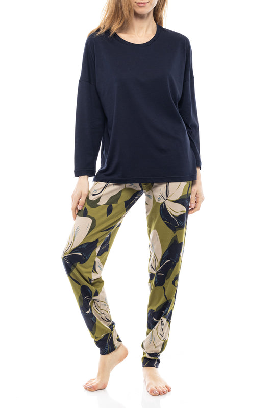 ΛΕΠΤΗ ΠΙΤΖΑΜΑ - HOMEWEAR AFRICA FLOWERS / W1137