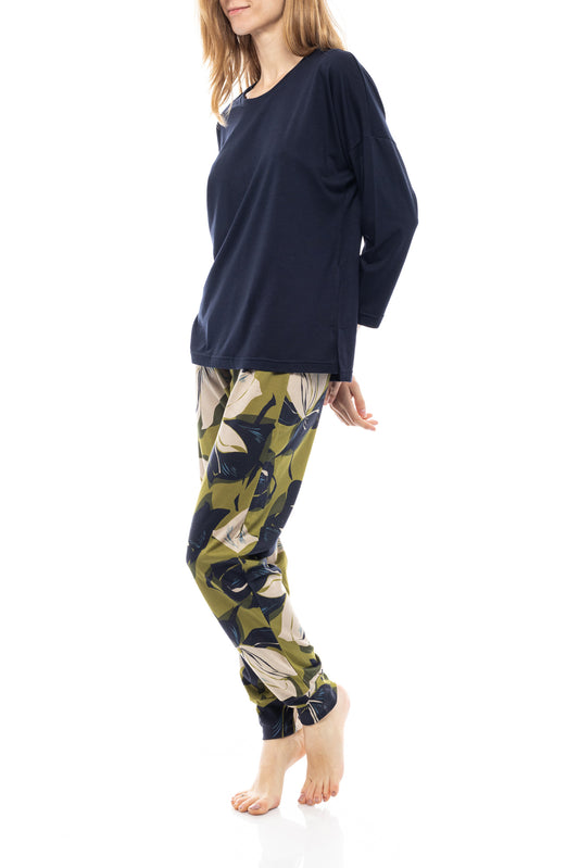 ΛΕΠΤΗ ΠΙΤΖΑΜΑ - HOMEWEAR AFRICA FLOWERS / W1137