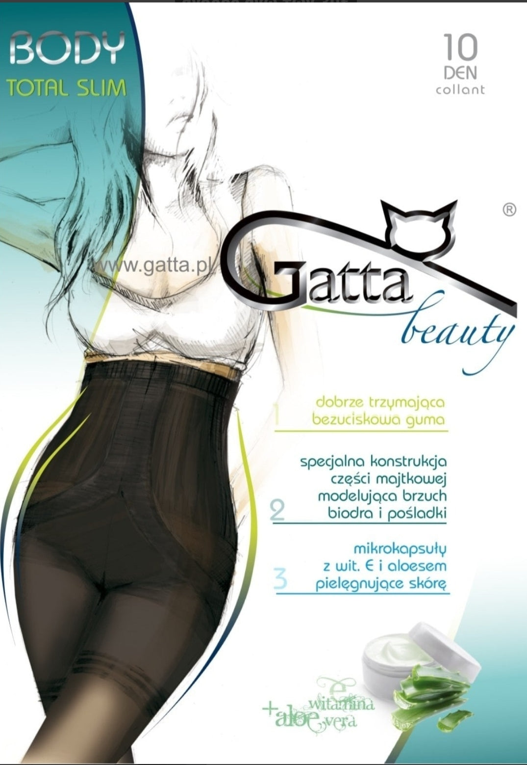 Λεπτό ματ καλσόν με λαστέξ / BODY TOTAL SLIM 10DEN