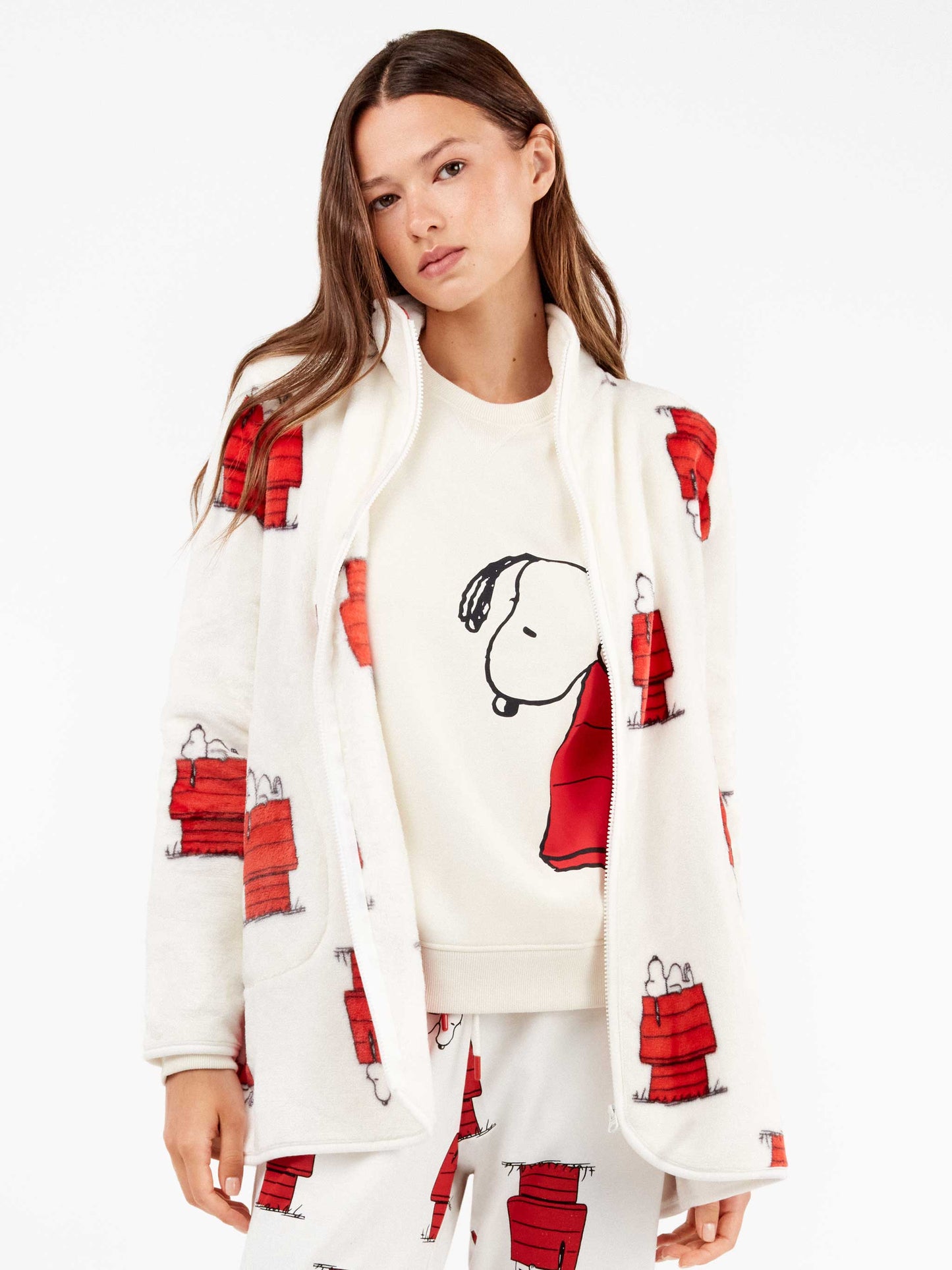 Fleece σακάκι με σχέδιο Snoopy / GS2/20333