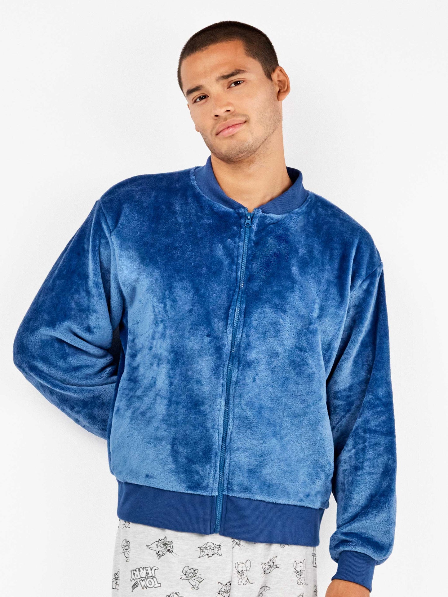 Κοντή fleece unisex ρόμπα / GS2/20353