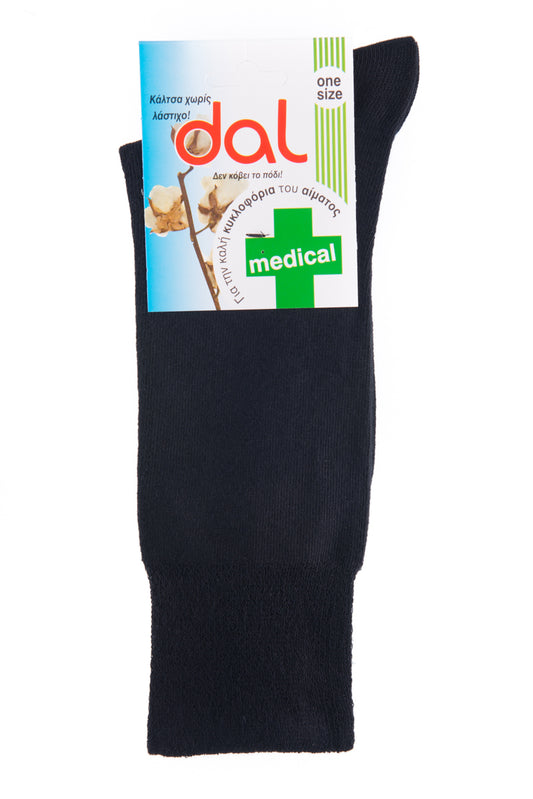 Ανδρική κάλτσα medical χωρίς λάστιχο / DAL1012