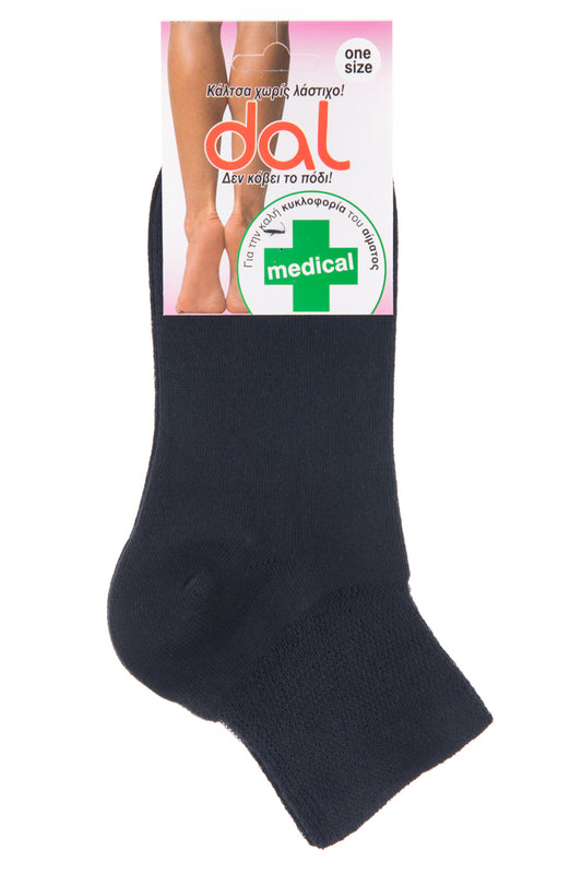 Ημίκοντη κάλτσα medical χωρίς λάστιχο / DAL1013S