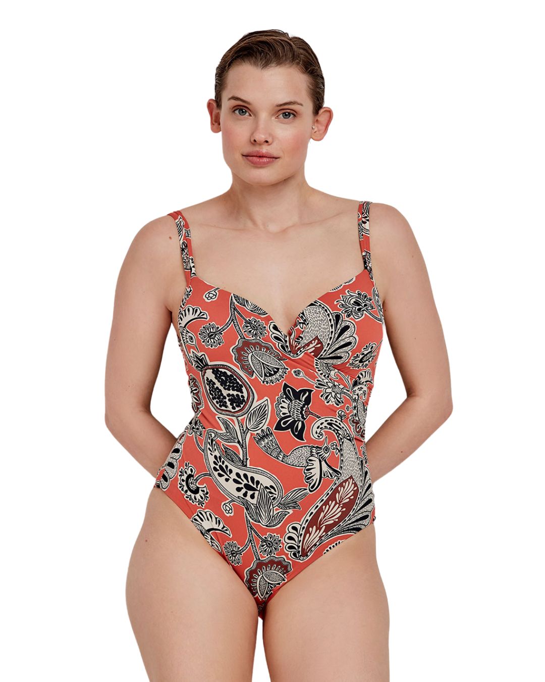 Ολόσωμο μαγιό Shape control με μπανέλα GISELA / GS2/30199U