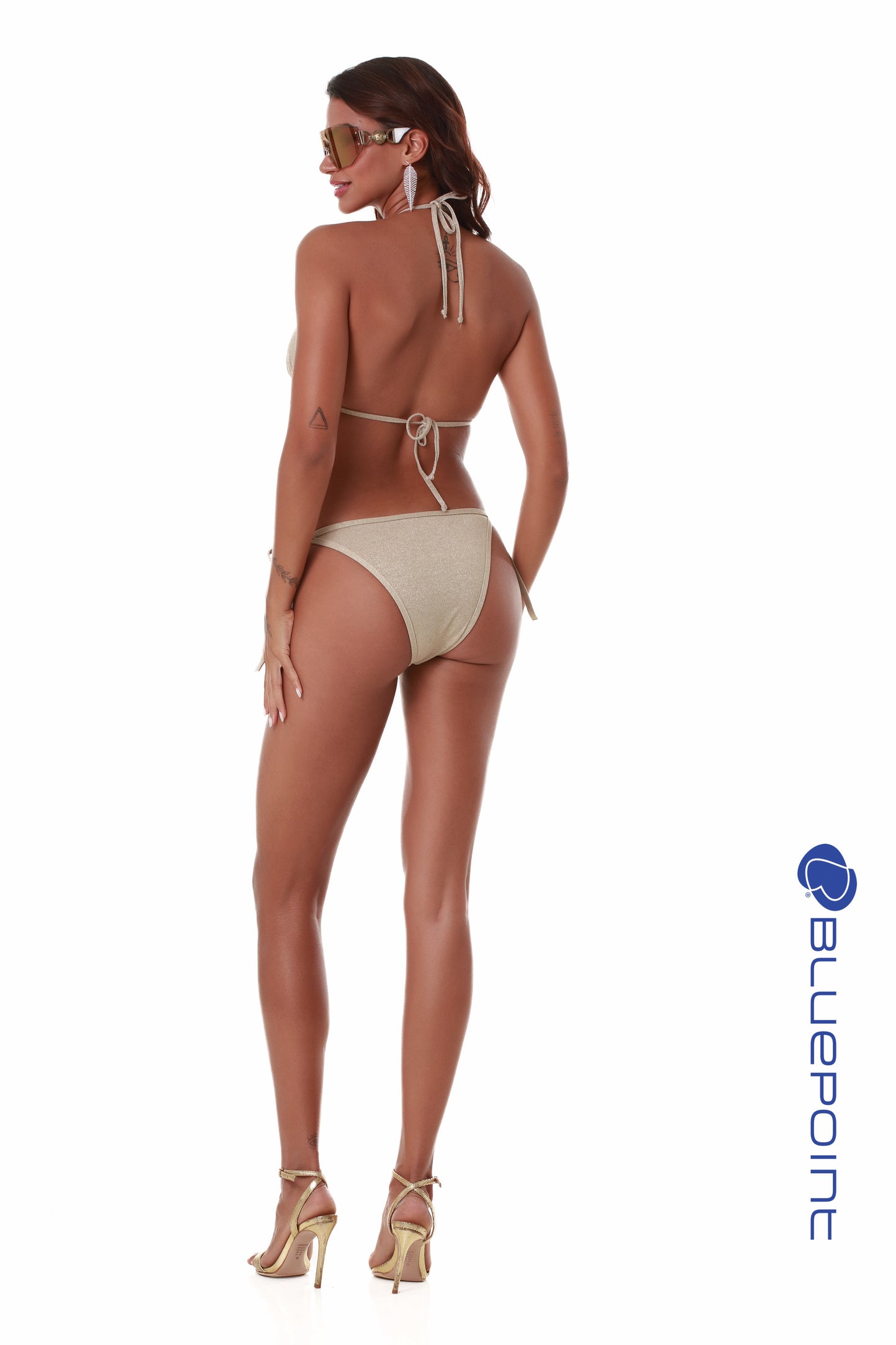 Τριγωνικό μπικίνι τοπ μαγιό BLUEPOINT / GOLD NET - 25066019
