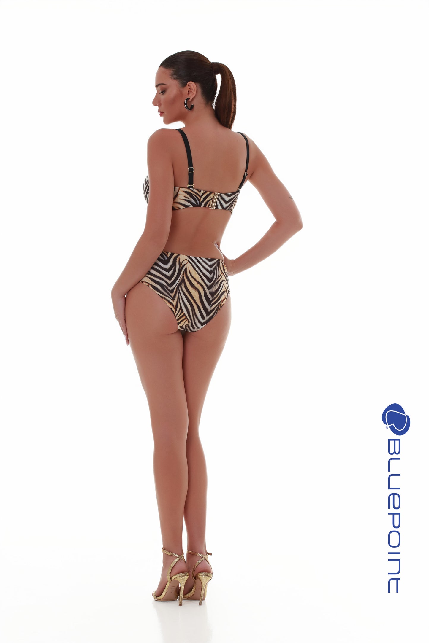Ψηλόμεσο μπικίνι slip μαγιό BLUEPOINT / SPIRIT ANIMAL - 25065039