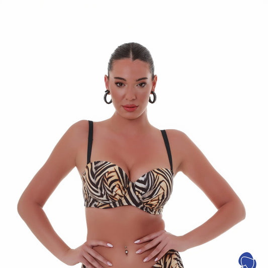 Strapless balcone μπικίνι τοπ μαγιό BLUEPOINT cup E / SPIRIT ANIMAL - 25066041E