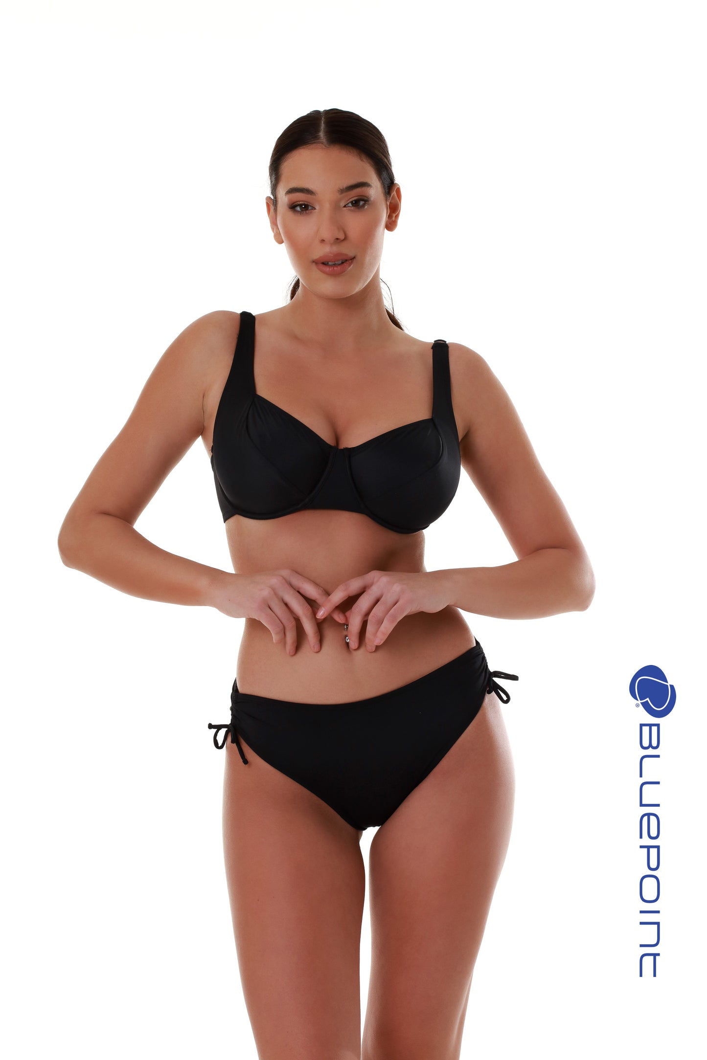 Μπικίνι τοπ μαγιό με μπανέλα σε cup E/ SOLIDS - 26066088E