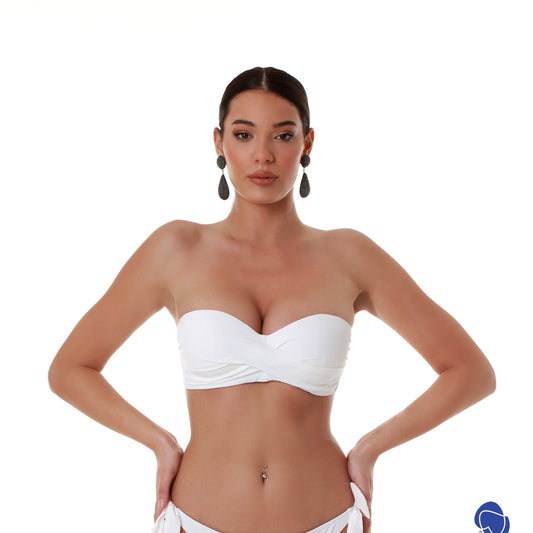 Strapless μπικίνι τοπ μαγιό με μπανέλα BLUEPOINT cup D / SOLIDS - 25066093D