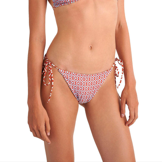Μπικίνι slip μαγιό διπλής όψεως με κορδόνια BLU4U / BRONZE AZTEC - 25365184