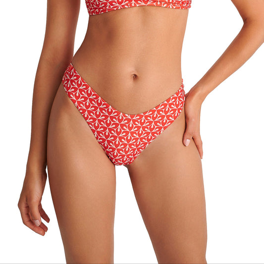 Brazilian μπικίνι slip μαγιό high leg BLU4U / RETRO RED - 25365263