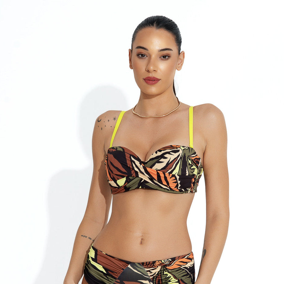 Strapless μπικίνι τοπ μαγιό με μπανέλα cup D / EXOTICA - 26066068D