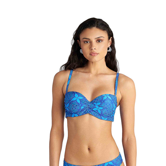 Strapless μπικίνι τοπ μαγιό σε cup D / FLORAL ESCAPE - 26366583D