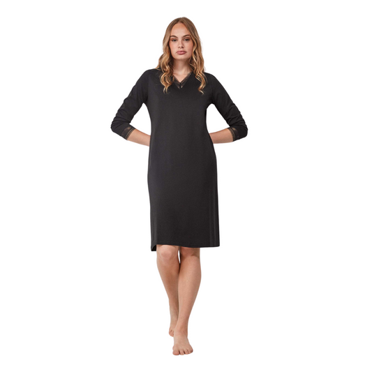 Νυχτικό homewear με λεπτομέρειες δαντέλας / GS2/20181