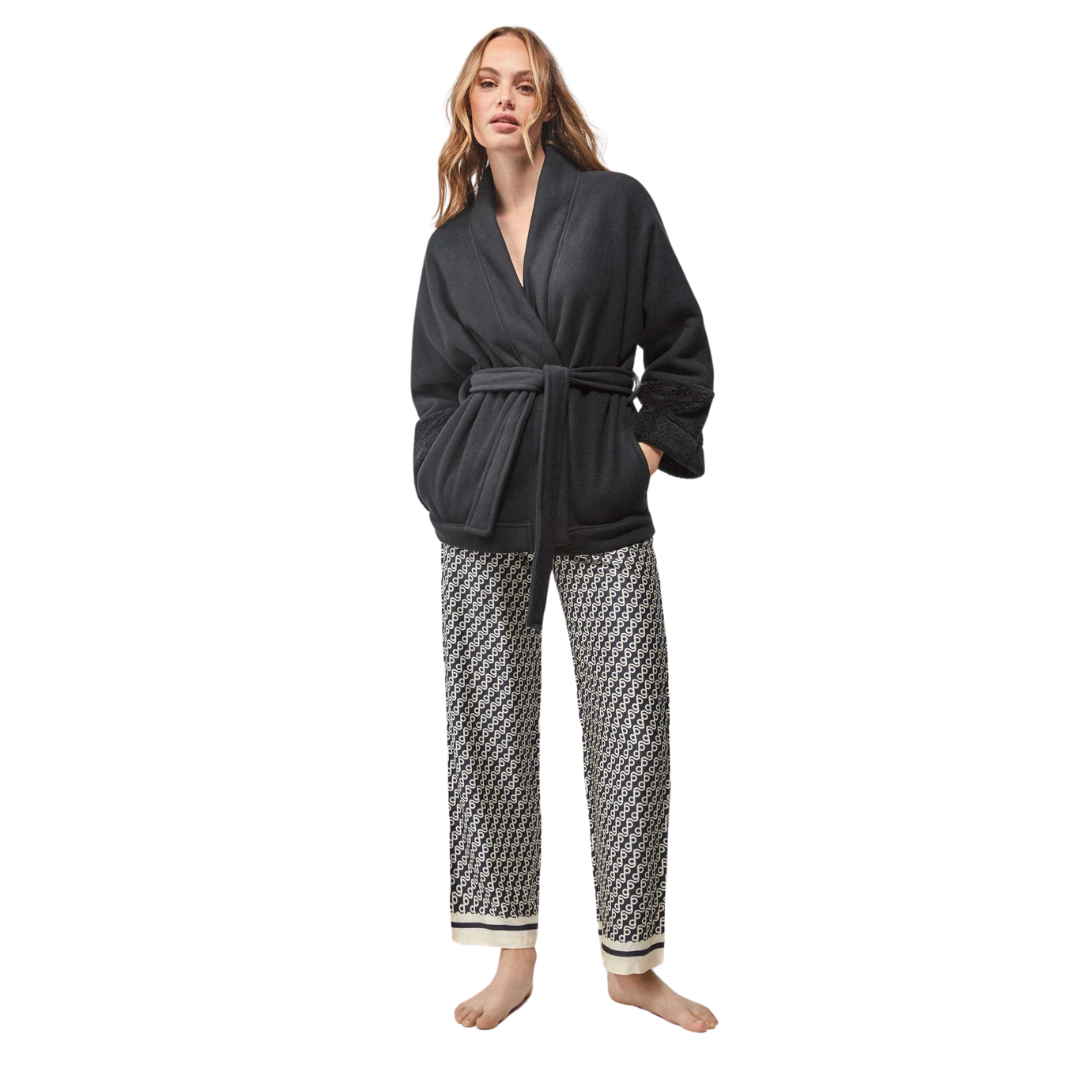 Fleece ρόμπα δετή / GS2/20184